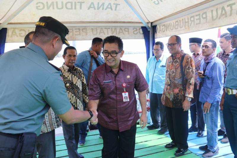 Pemerintah dan Masyarakat Kabupaten Tana Tidung Sambut Kedatangan Dirjen Otonomi Daerah Kemendagri RI